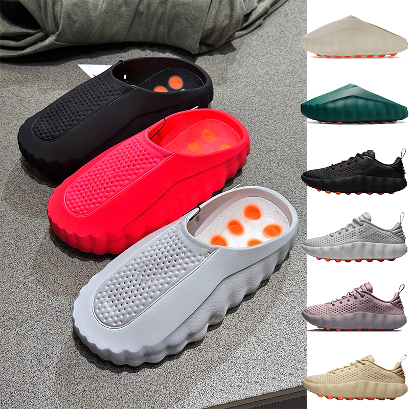 2026 New Designer slides Mind 001 Pre-match training slippers Mind 002 Sneakers beach sandals EVA sliders foam runners comfortable soft slippers Solar Red 36-45