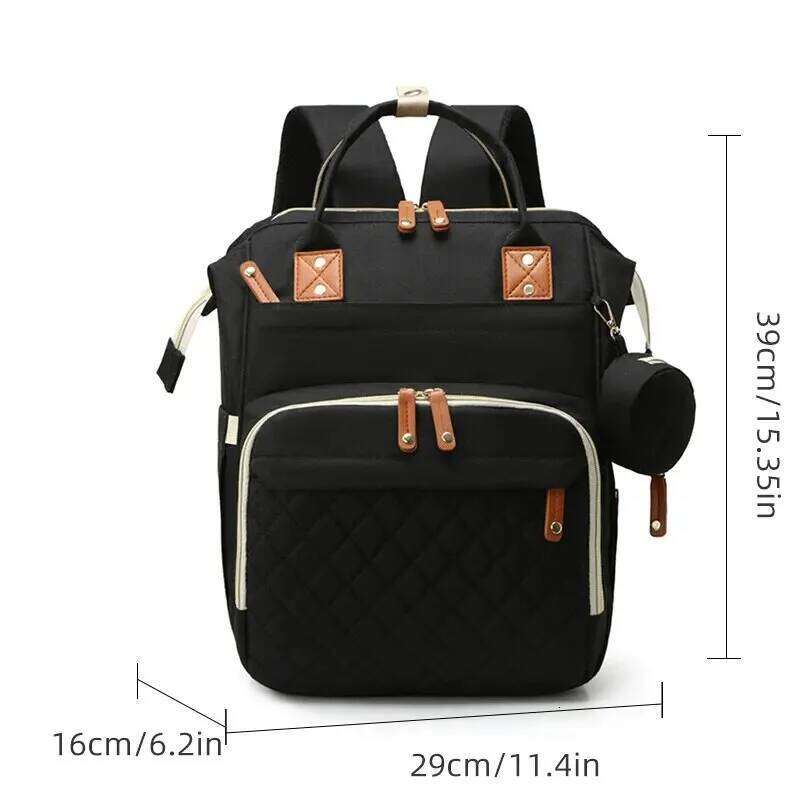 Fashion Mummy Diaper with USB New Care Custom Baby for Mom Travel Backpack Bag Z260124