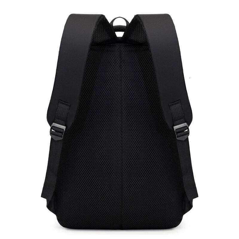 Men's Backpack - large capacity black laptop bag, adjustable strap and multiple compartments, leisure travel bag Z260124