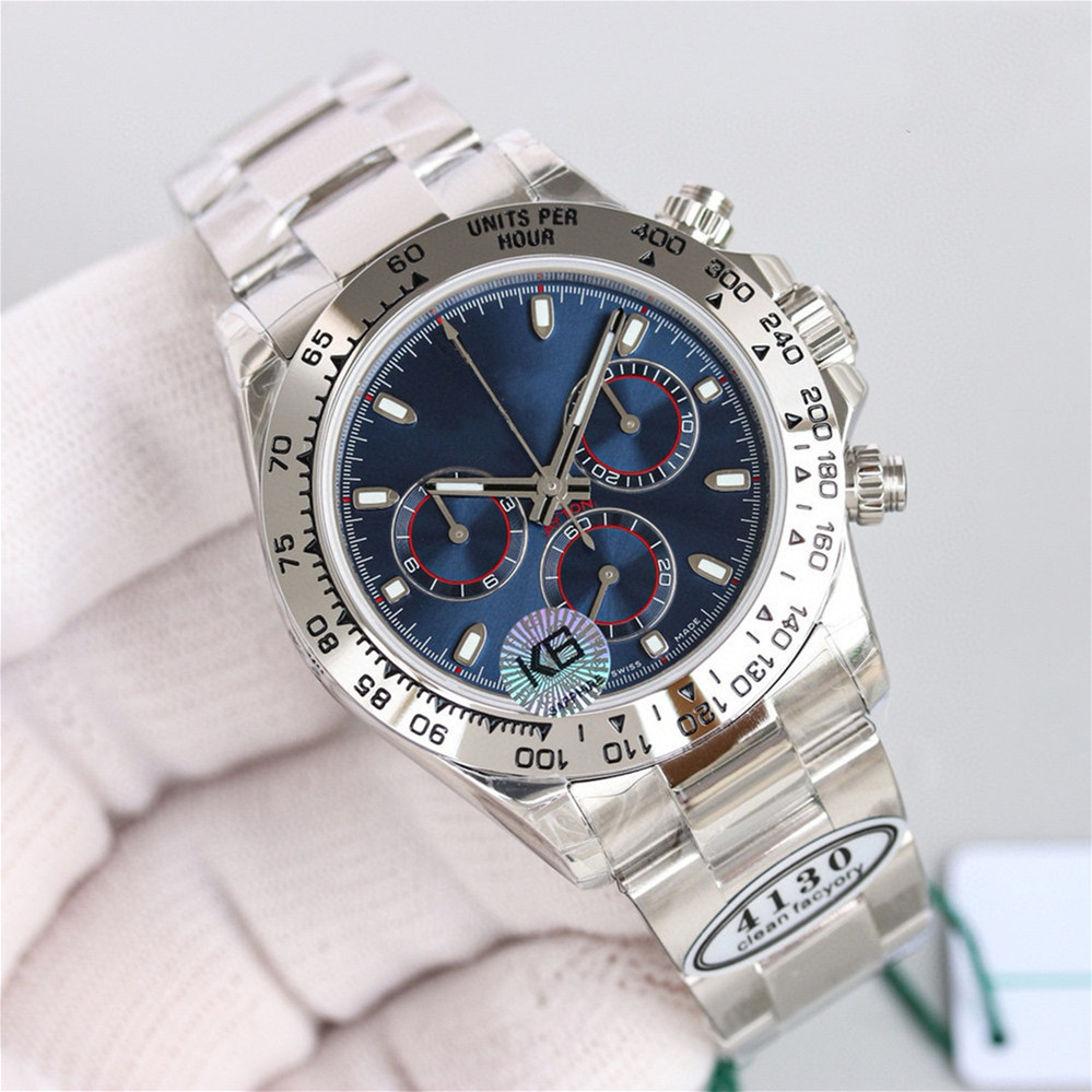 Day Tona M116509LN-0013 AAAAA 5A Quality Superclone Watches 40mm Men Automatic Mechanical Chronograph 7750 Sapphire Glass With Green Box Clean factory watch