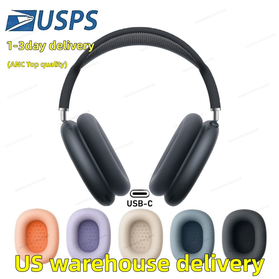 For Top quality Airpods Max 2 3 4 ANC Wireless Headphone Bluetooth Earphones Accessories airpod Max Pro Headset TPU Case Silicone shell airpod Pro max Headphones