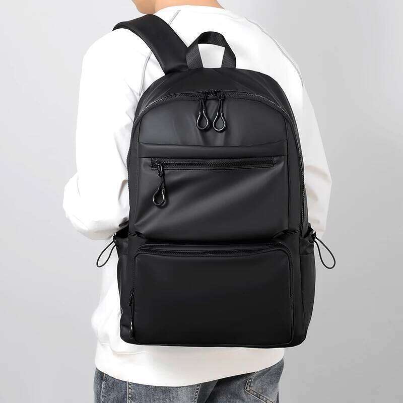 1Pcs 14-inch Fashion Casual Backpack, Spacious Laptop Compartment,Waterproof Fabric,Ideal for Men, Students, and Professionals Z260124