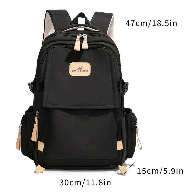 Men's large capacity multi compartment Backpack - adjustable strap, laptop compartment, suitable for travel, commuting, school, Z260124