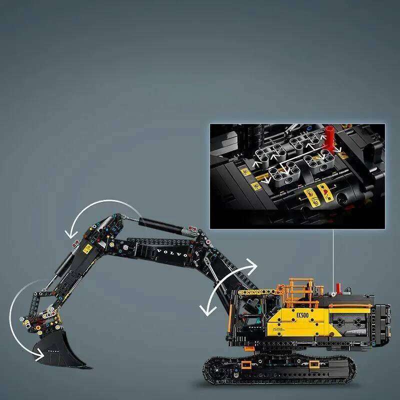 2025new Models Building Excavator Blocks City Construction Engineering Vehicle Model 42215 Bricks Boys Toys Kids Christmas Gifts