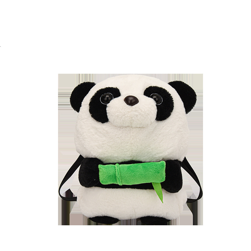 Cute Plush Toy Backpack Cartoon Panda Gift Children's School Bag Claw Machine Doll