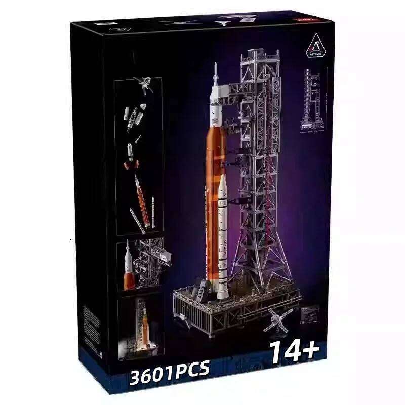 2025NEW 3601PCS Creativity Space Launch System Blocks Bricks Assembling Model Fit 10341 Toys for Children Christmas Gift Set
