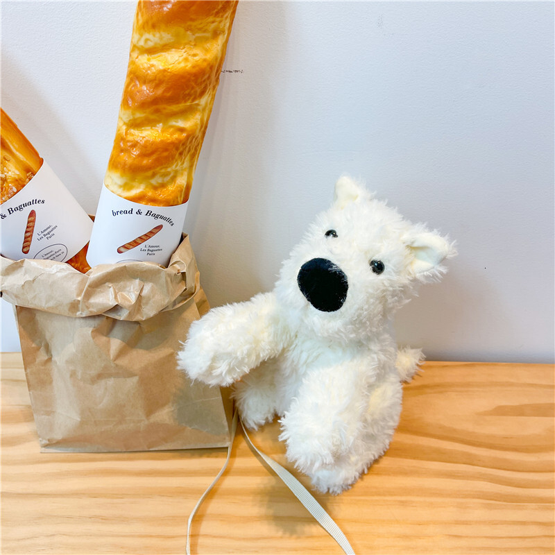 Internet Celebrity Panda Single Shoulder Crossbody Backpack Plush Toy Girl's Birthday Gift Bag Manufacturer Wholesale Sale