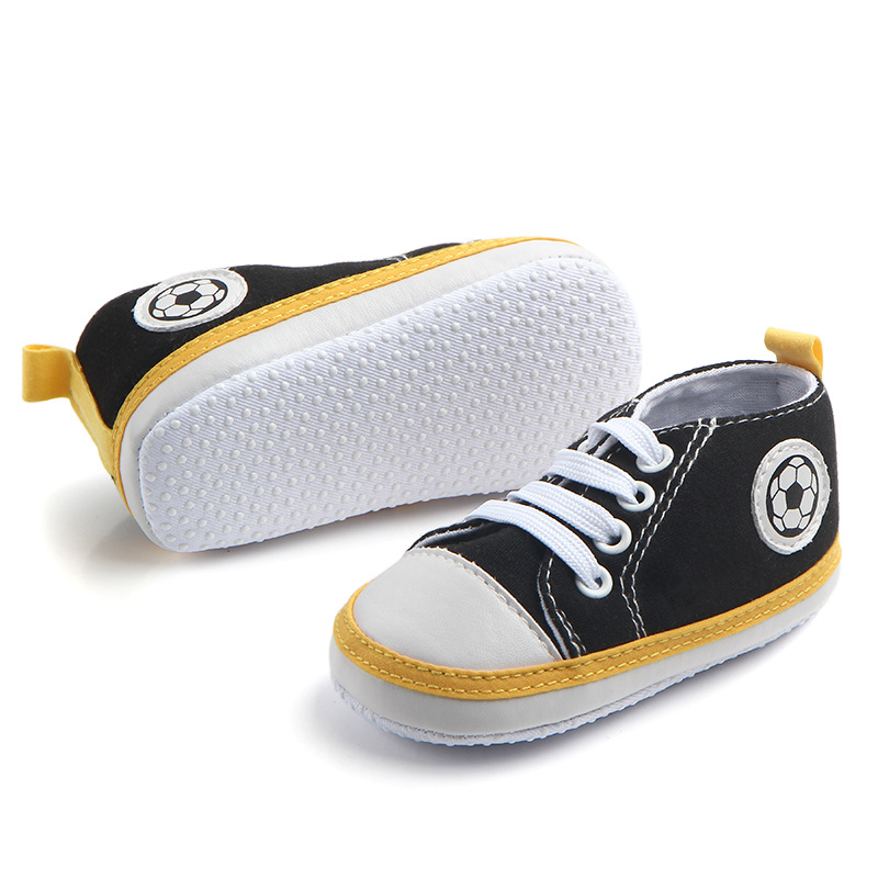 Newborn Canvas Shoes Infants Baby Soccer First Walkers Classic Canvas Sneakers Shoes Cotton Soft Anti-slip Sole 0-18 Month C02079