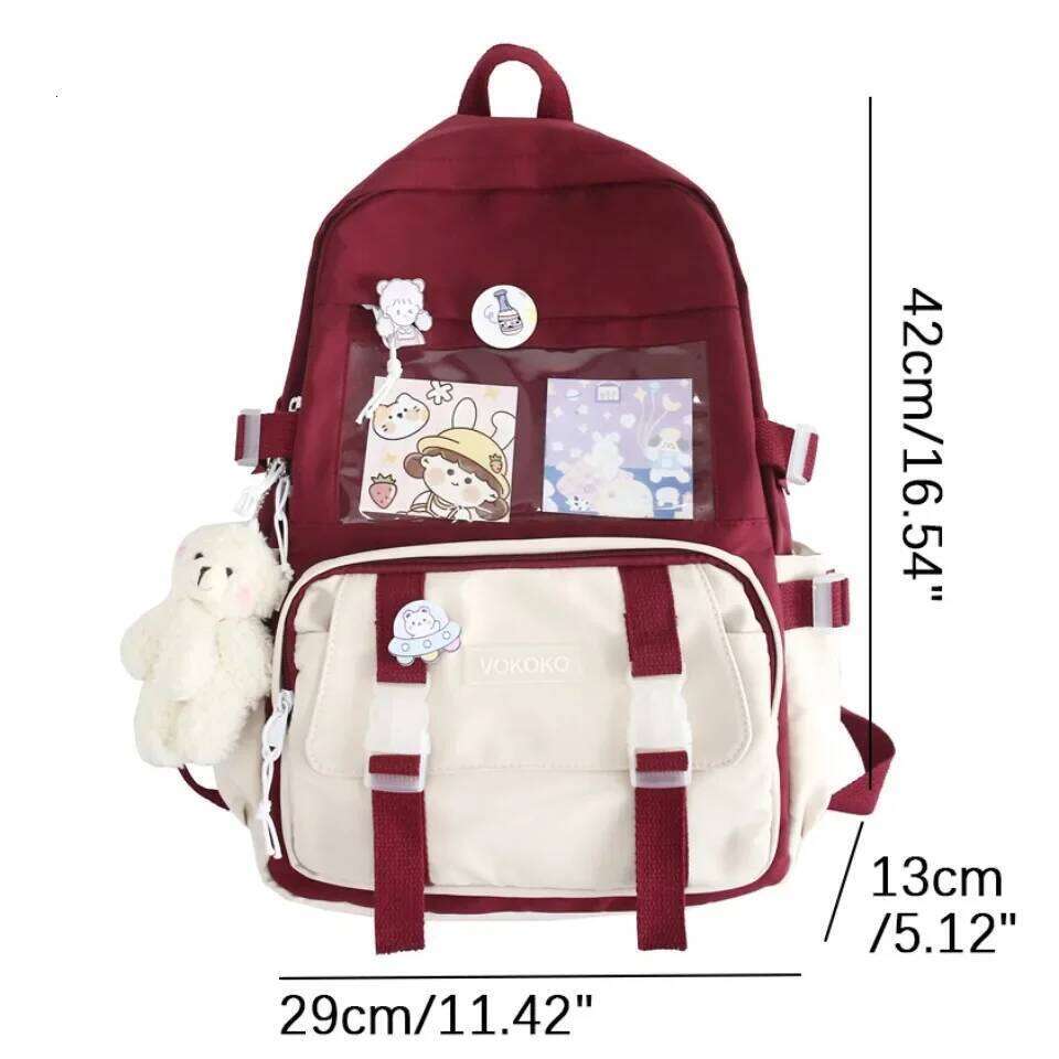 Kawaii Women Backpack Waterproof School Bag For Teenager Girl Student Bookbag Laptop Rucksack Cute Female Travel Bagpack Z260124