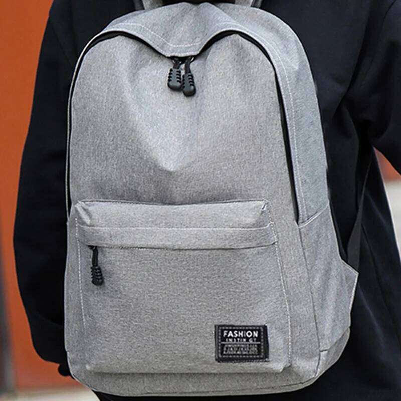 Trendy Men's Minimalist Versatile Large Capacity School Student Computer Travel Bag Washable Unisex Backpack Z260124