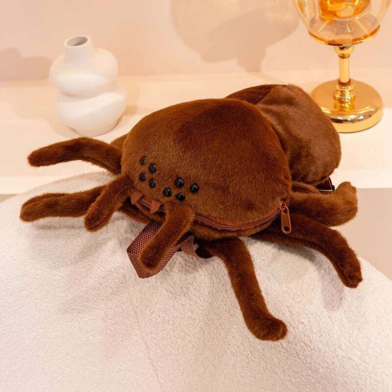 35CM Realistic Plush Insect Cartoon Anime Backpack Children's Spider Doll Shoulder Bag Gift Z260124