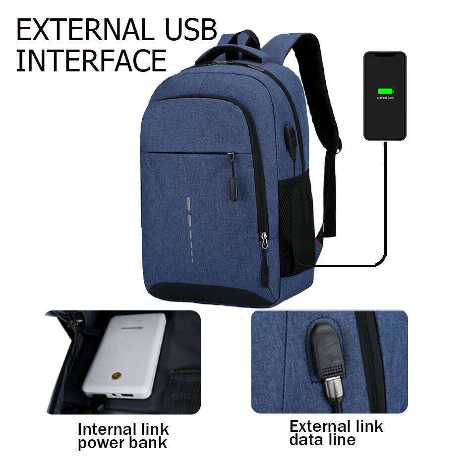 Men's waterproof ultra light men's fashion 15.6-inch laptop backpack Z260124