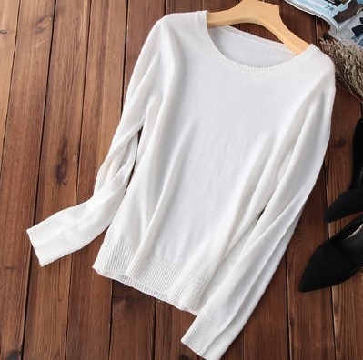 High Quality Autumn Winter Cashmere cotton Blended Knitted Women Sweaters And Pullovers jumper pull femme hiver Y200930