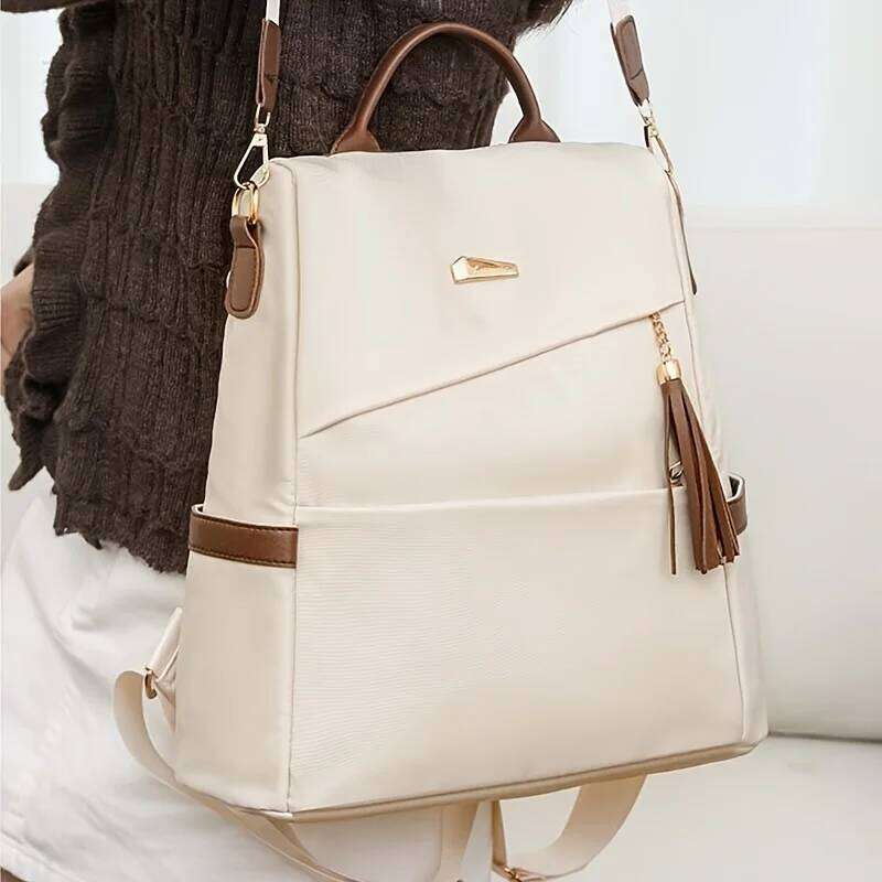 Luxury Women's Backpacks Waterproof Nylon Shoulder Bags Large Capacity Zipper Travel Backpack Commuting Z260124