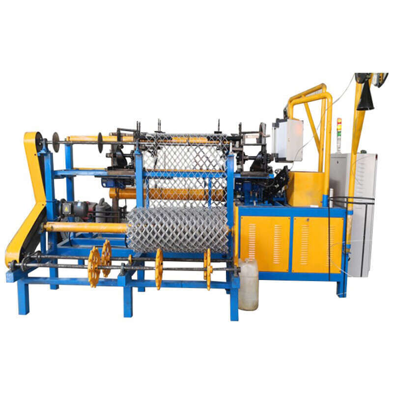 Automatic Chain Link Fence Machine for Producing Anti Climb Fence and Perimeter Security Mesh for Industrial Facilities