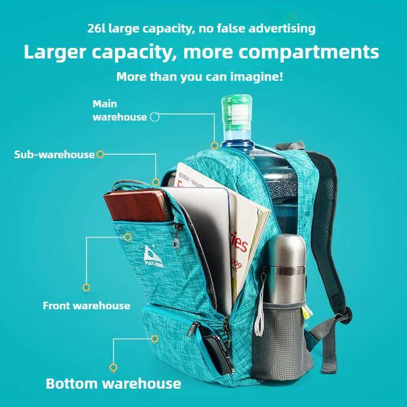 Outdoor Travel Foldable Lightweight Leisure Sports Camping Backpack Hiking Bag Z260124