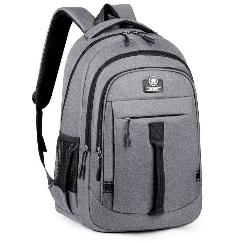 Large-capacity leisure backpack with multiple pockets - adjustable shoulder strap, zipper closure, polyester lining, suitable fo Z260124
