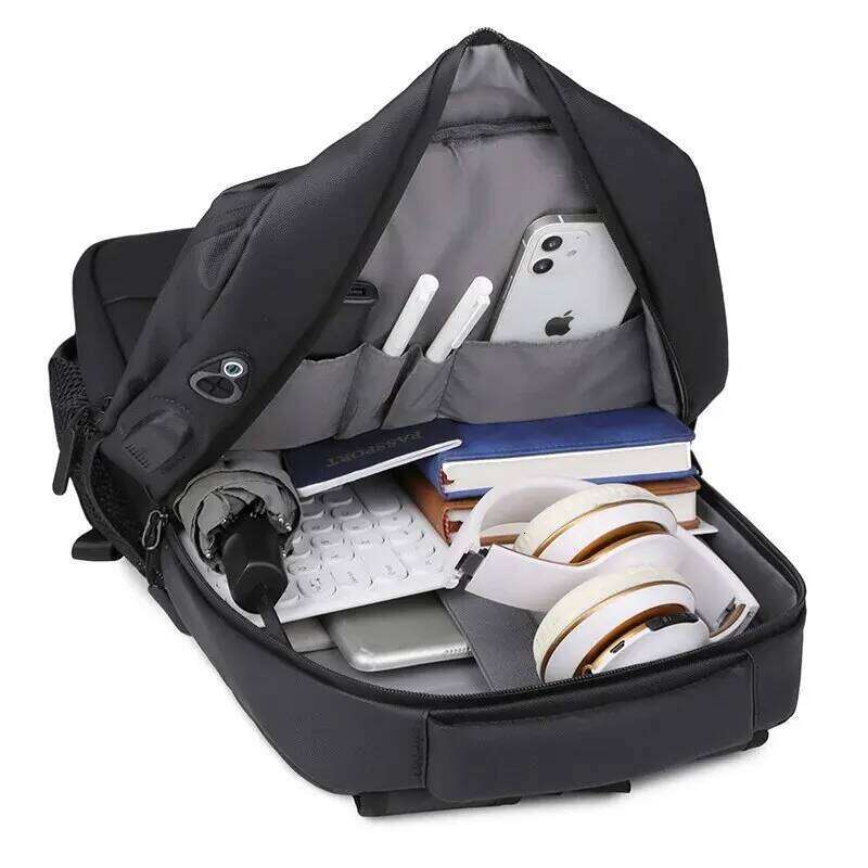 Rilibegan Laptop for Men Waterproof Business Bag 15.6 Inch USB Charging Notebook Large Capacity Travel Backpack Z260124