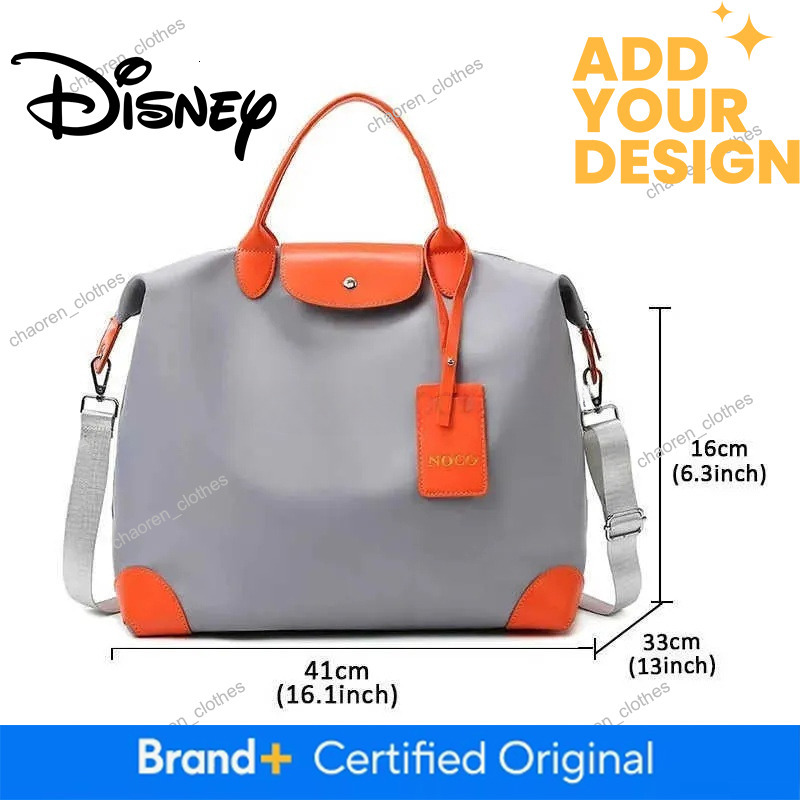 Disney Cartoon Mickey Minnie Mouse Cute Portable Large Capacity Travel Outdoor Tote Storage Bag Birthday Gifts H251223