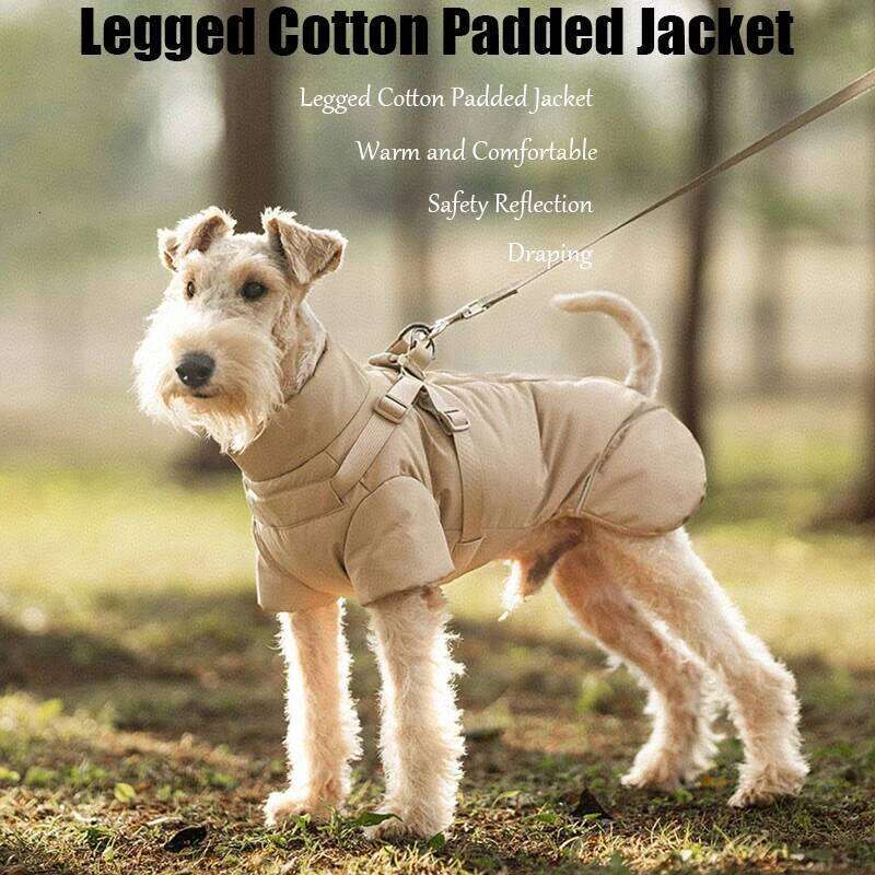 New Autumn Winter Warm And Filled Pet Cold Resistant Dog Vests Cotton Coats Thickened Two Legged Clothes