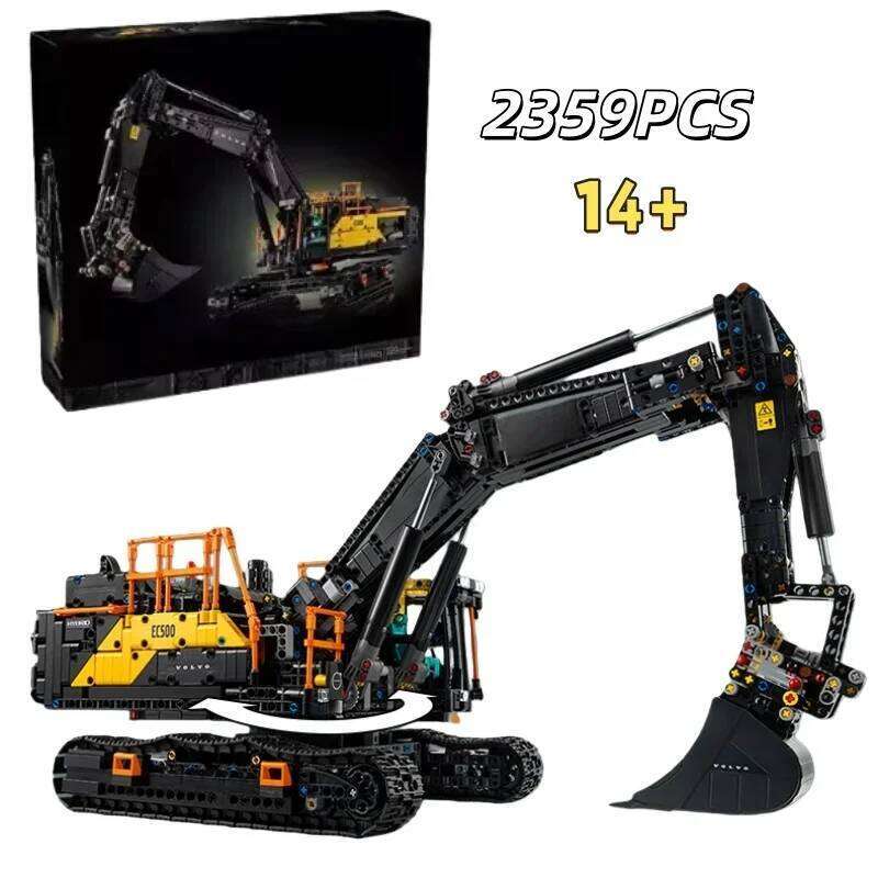 2025new Models Building Excavator Blocks City Construction Engineering Vehicle Model 42215 Bricks Boys Toys Kids Christmas Gifts