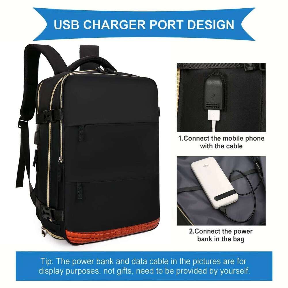 Large Capacity Travel Backpack Multifunctional Laptop Schoolbag Outdoor Sports Daypack Luggage Bag With Shoes Compartment Z260124