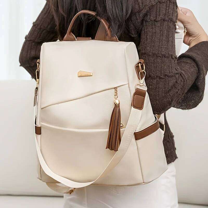 Luxury Women's Backpacks Waterproof Nylon Shoulder Bags Large Capacity Zipper Travel Backpack Commuting Z260124