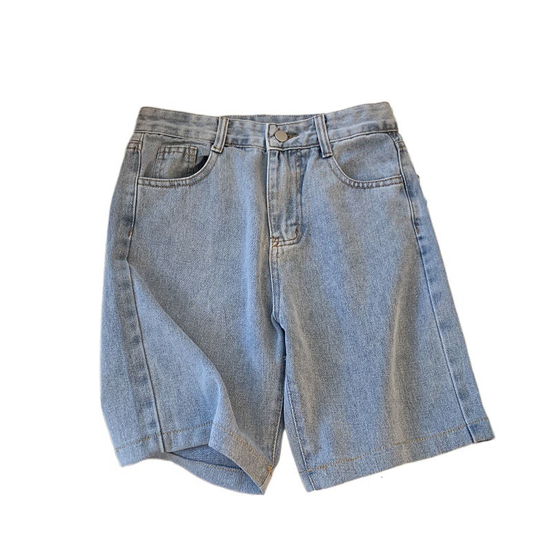 Mens Shorts Summer Thin Straight Loose Trendy Denim FivePoint Shorts Mens Versatile High Street Pants Trendy 250820