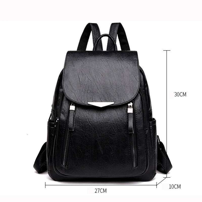 Travel Large Backpack PU Leather Handbag Schoolbag For Girls Women's bag Female Shoulder Back mochila Z260124