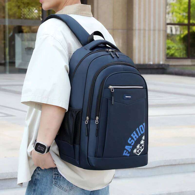 Large Capacity Backpack, Men's Women's Student Computer BagMulti Pocket Waterproof And Wear-resistant Commuting Backpack Z260124