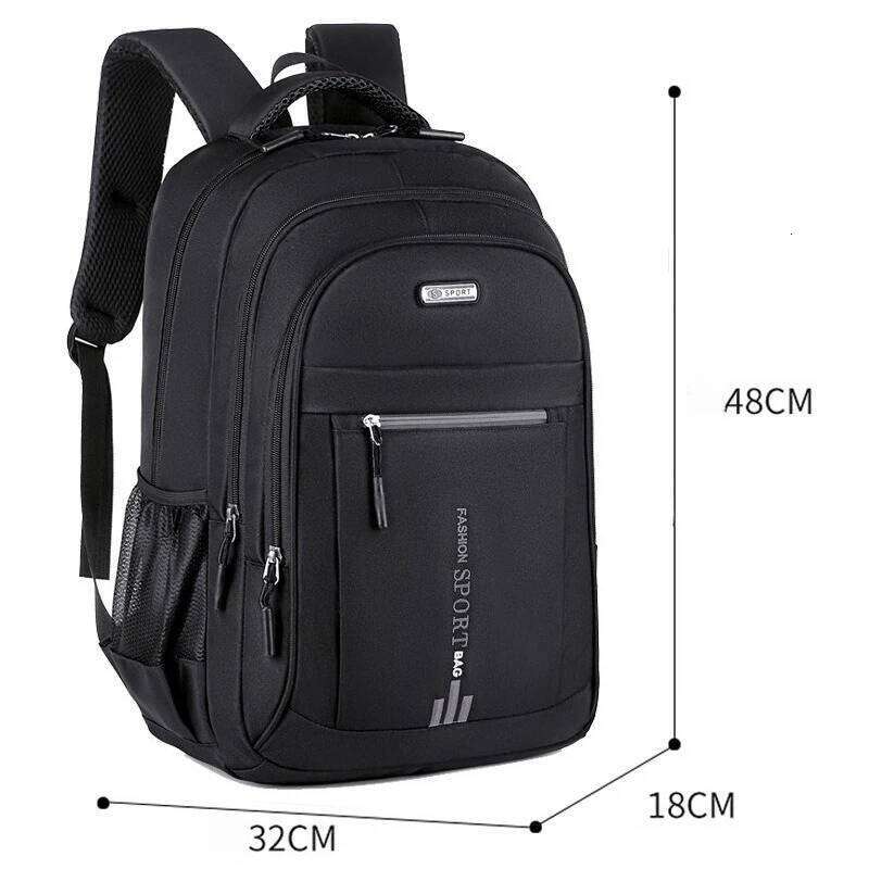 Men's Backpacks Oxford Waterproof Rucksack Business Computer Bag Casual Travel Backpack Senior HighSchool Student Schoolbag 2025 Z260124