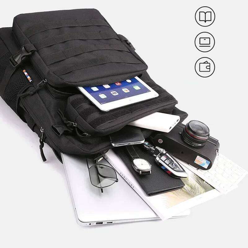 45L 1000D Nylon Waterproof Large Capacity Outdoor Tactical Sports Camping Hiking Hunting Backpack Z260124