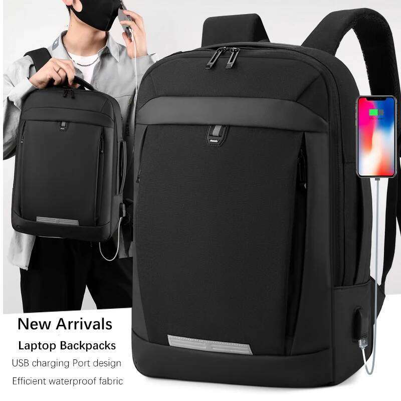 17 Inch Business Laptop Backpack Waterproof Notebook For Men School Book Bag Expandable Multifunction USB Charging Man Backpacks Z260124