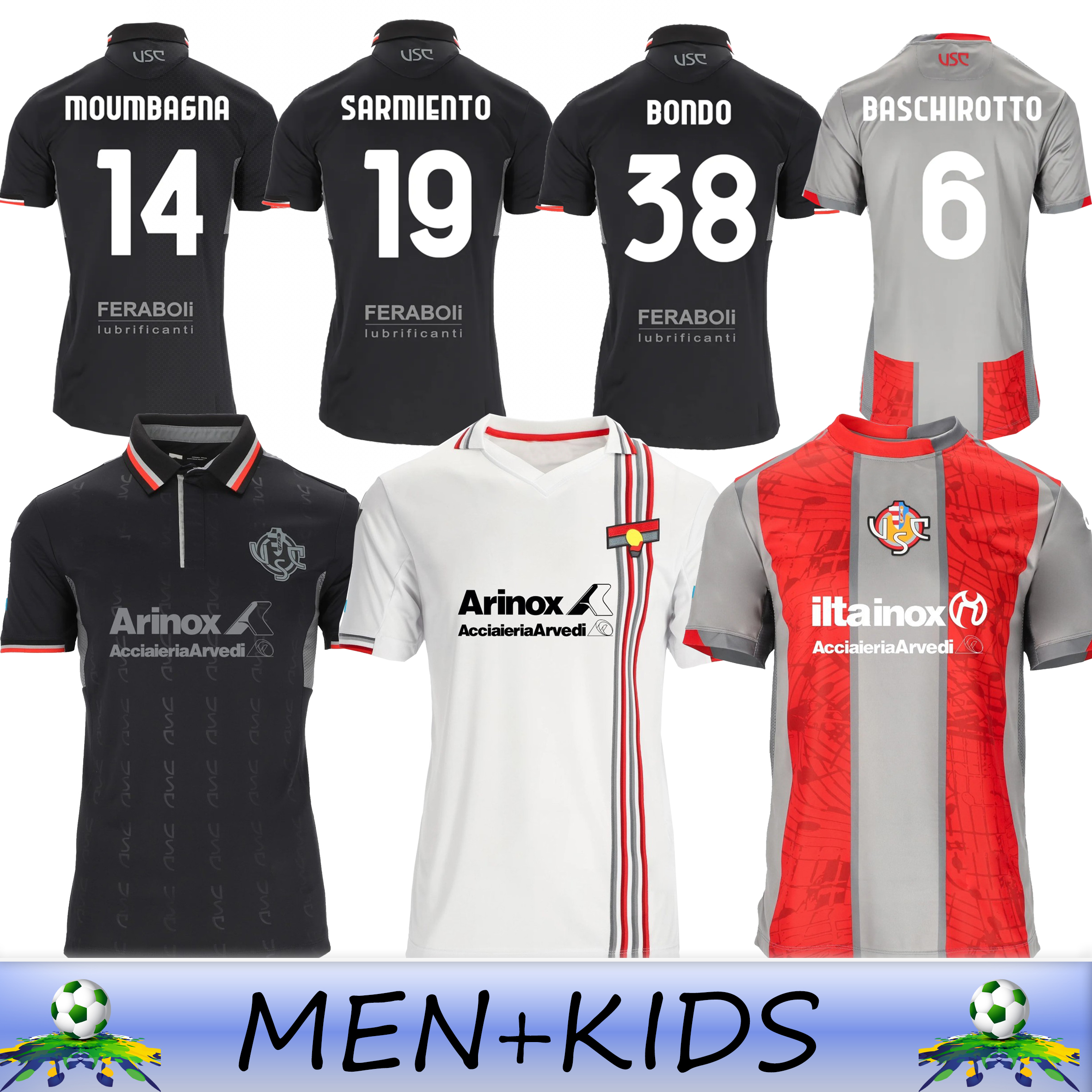 2026 Cremonese Soccer Jerseys BONDO BASCHIROTTO TERRACCIANO PAYERO 2027 home away Third VARDY football jersey