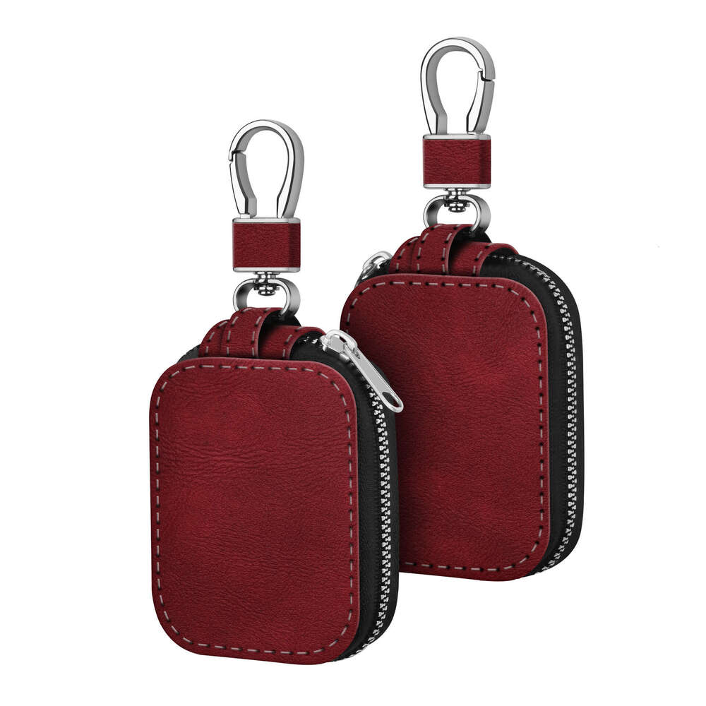 Earphone Case Classic Pattern PU Leather Pouch With Carabiner For Apple AirPods Pro 3 2 Huawei Samsung Headphones