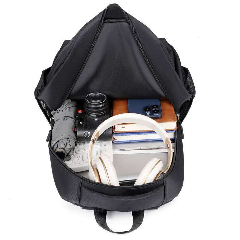 Large Capacity Backpack, Men's Women's Student Computer BagMulti Pocket Waterproof And Wear-resistant Commuting Backpack Z260124