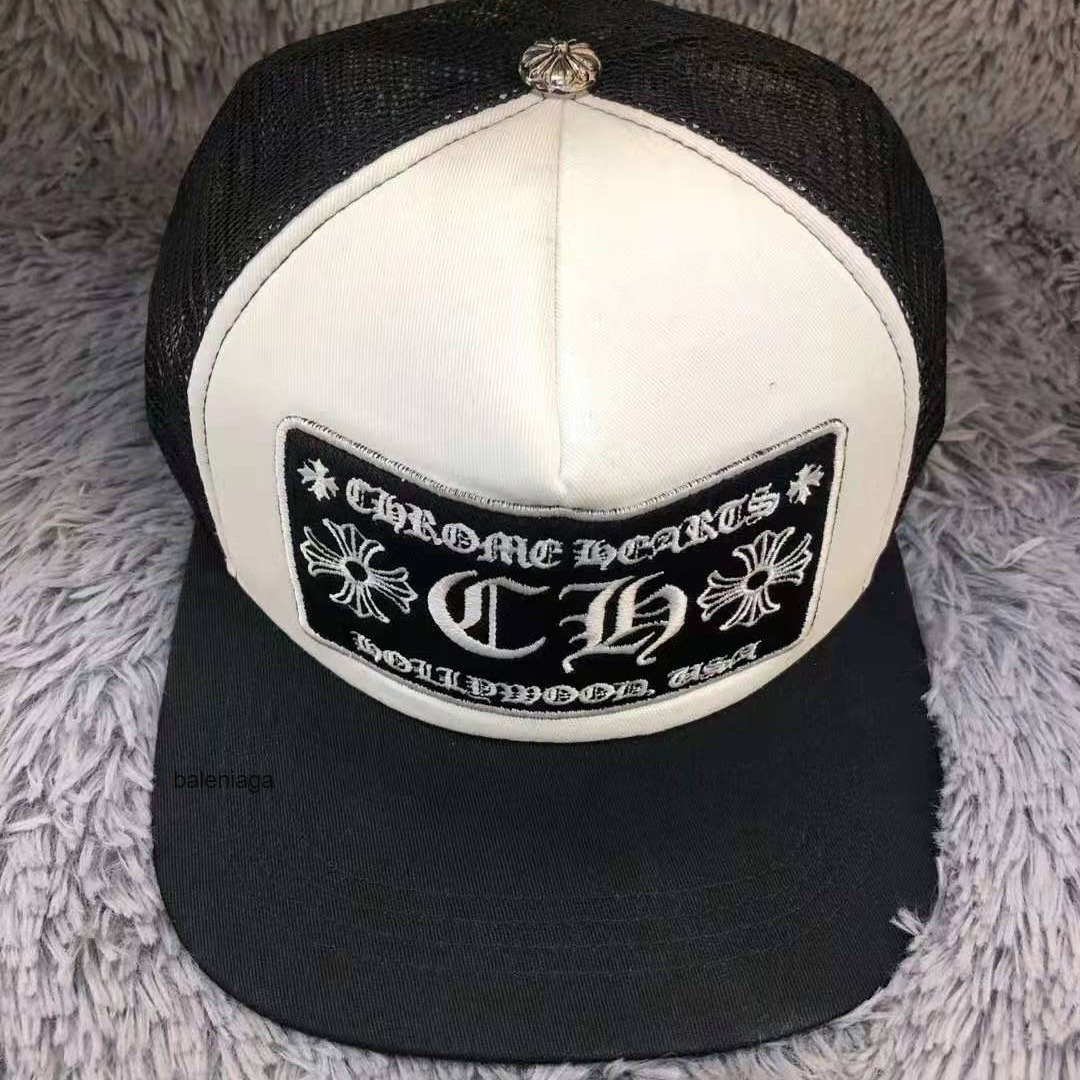 designer hat luxury cap for men women 24ss hearts sanskrit embroidery color block basebal chrime chrome hearts chromehearts chromeheartsbeanie heartsbeanie SHZ5