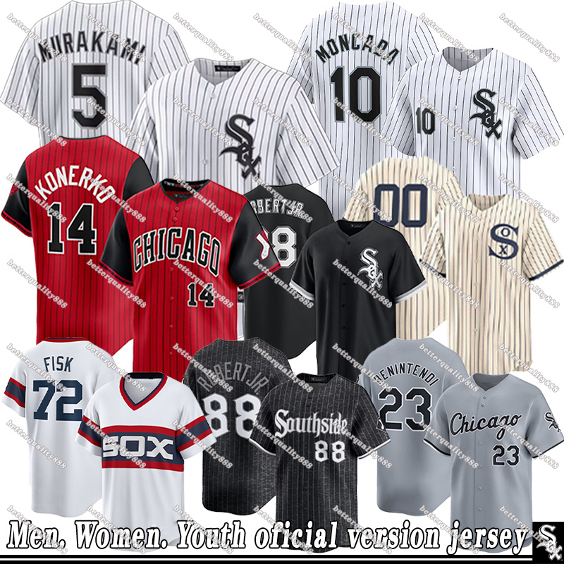 Chicagocity White Sox jersey #5 Munetaka Murakami Luis Robert Jr. Andrew Benintendi Lenyn Sosa Michael A. Taylor #30 Julks customized Baseball Jerseys
