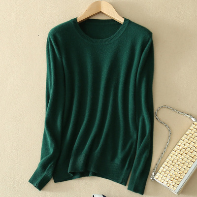 High Quality Autumn Winter Cashmere cotton Blended Knitted Women Sweaters And Pullovers jumper pull femme hiver Y200930
