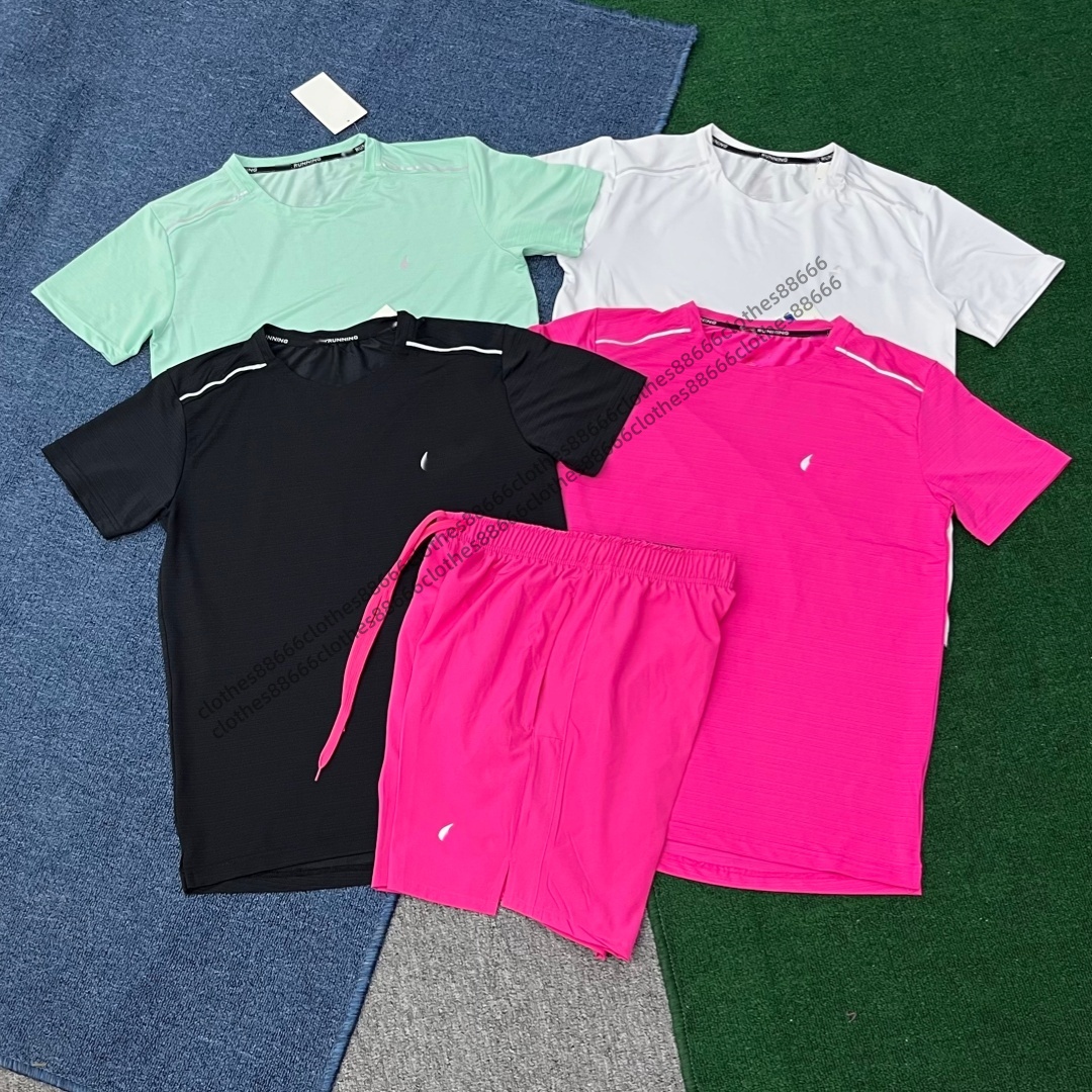 Mens Tracksuits Designer Sports Set Luxury T shirts Print sports Brand Tracksuit T-shirt Running Quick-dry Breathable Training Suit Jogging Shorts Summer Tee AAAAA