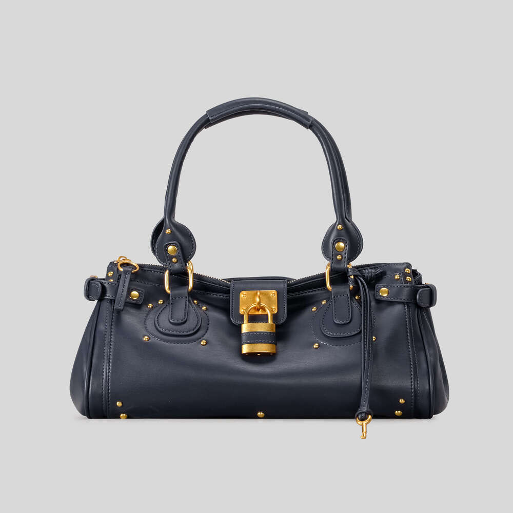 women paddington padlock shoulder bag design large tote bag classic black beige camel 2026 new K251121