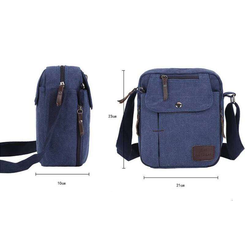 Men's Casual Small Multifunction Shoulder Multi-pocket Crossbody Bag Outdoors Z260124