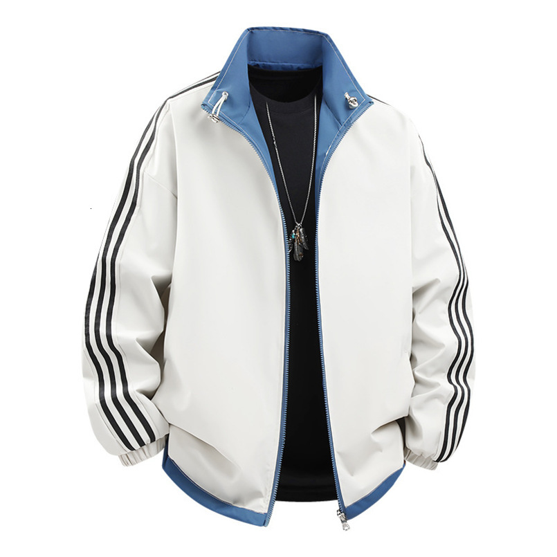 Cross-Border Couple Reversible Unisex Spring Autumn Jacket Men's Casual Sports New Trendy Brand Men