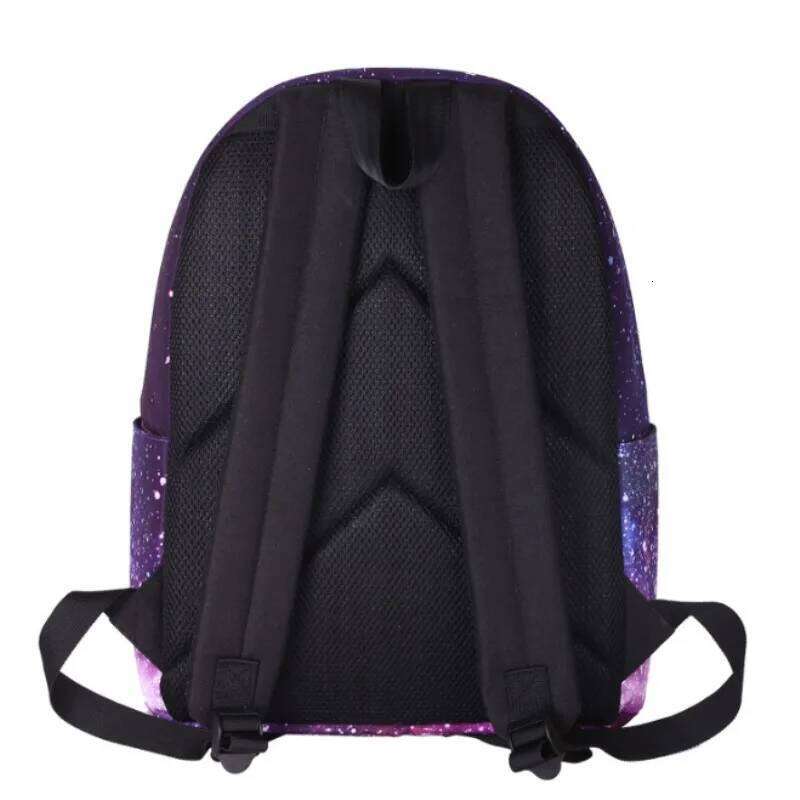 Fashion Women's Canvas Universe Starry Sky DIY Girls Student School Bags Large Capacity Female Backpack 2024 Z260124