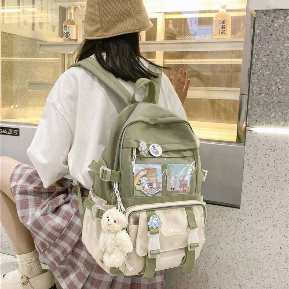 Kawaii Women Backpack Waterproof School Bag For Teenager Girl Student Bookbag Laptop Rucksack Cute Female Travel Bagpack Z260124