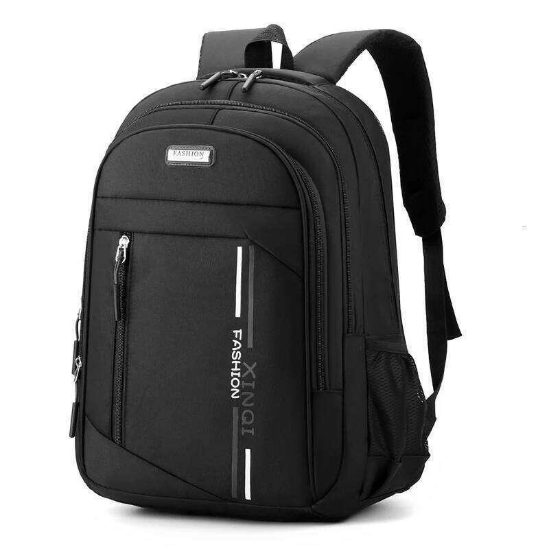 Men's large capacity travel backpack multiple zipper pockets, padded shoulder straps | business and holiday laptop bag Z260124
