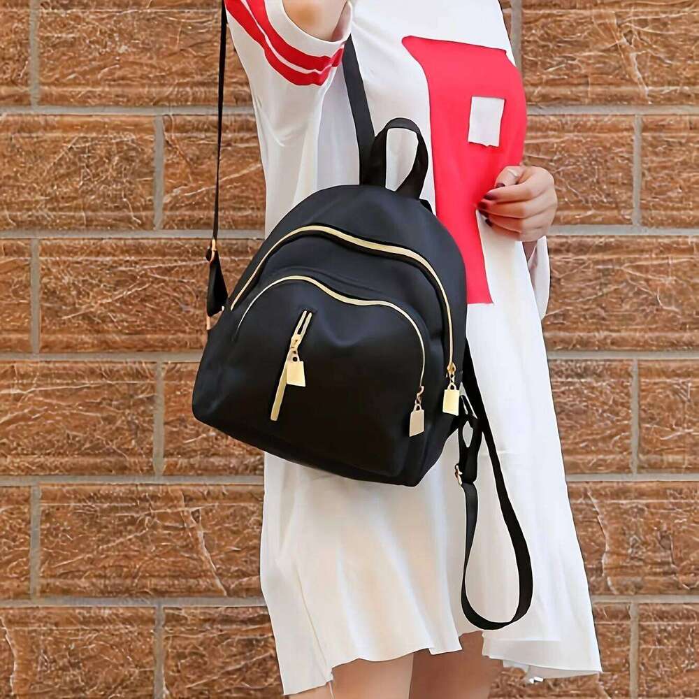 Fashion Women's Backpacks Large Capacity Nylon Bags Multiple Pockets Travel Backpack Daily Commuting Z260124