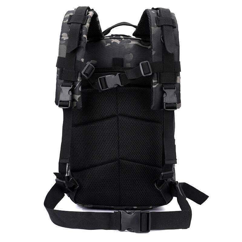 Tactical Outdoor Backpack - Equipped with multiple compartments, zippered closure, suitable for travelers, campers, and outdoor Z260124