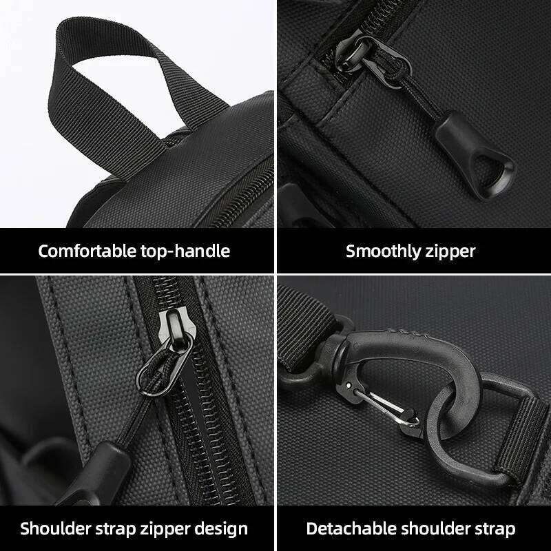 Men Chest Bag Travel Multi Pocket Backpack Outdoor Climbing Cycling Handbag Small Sport Pouch College Weekend Schoolbag Z260124