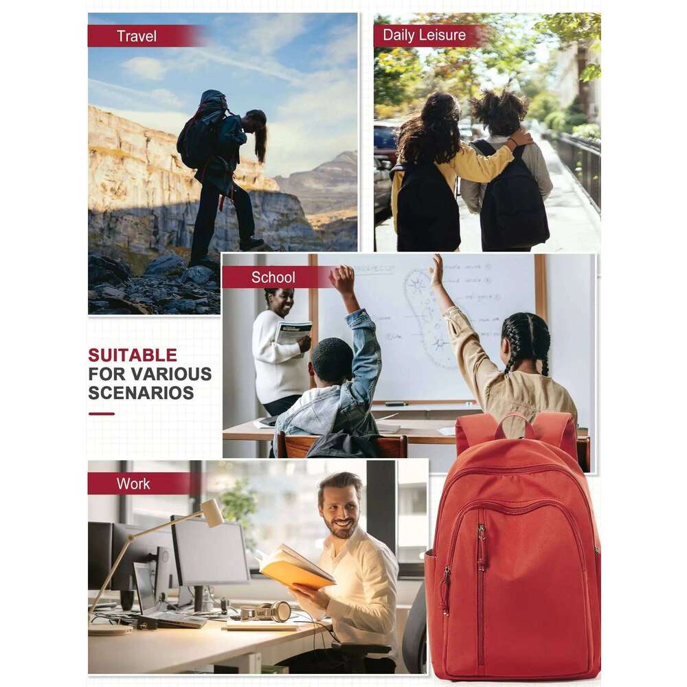 High Quality School Bag New Waterproof Nylon Men Women Travel Backpack 15.6 Laptop Schoolbag for Teen Boys Girls Bags Z260124